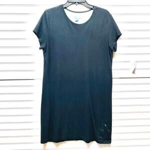 Horny Toad T-Shirt Dress with Hidden  Pocket at Inside Hemline Size L